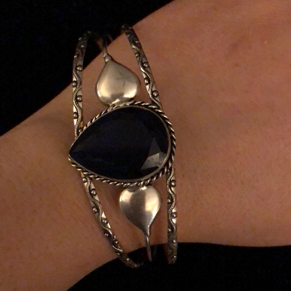 Dark Blue Center Cuff
